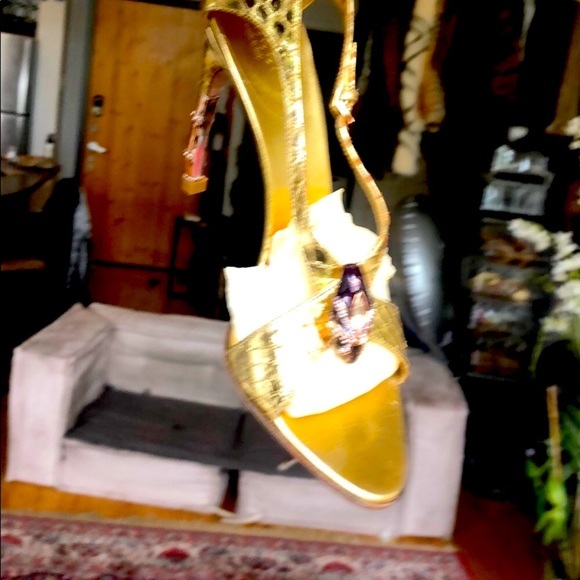 Tom Ford Gucci Purple Serpent head Python Heels - Picture 12 of 15